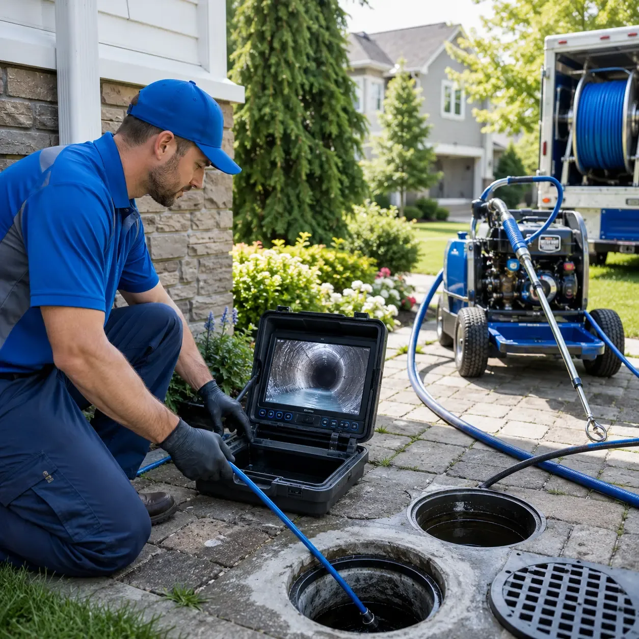 Outdoor drain cleaning professionals serving Crestline, OH