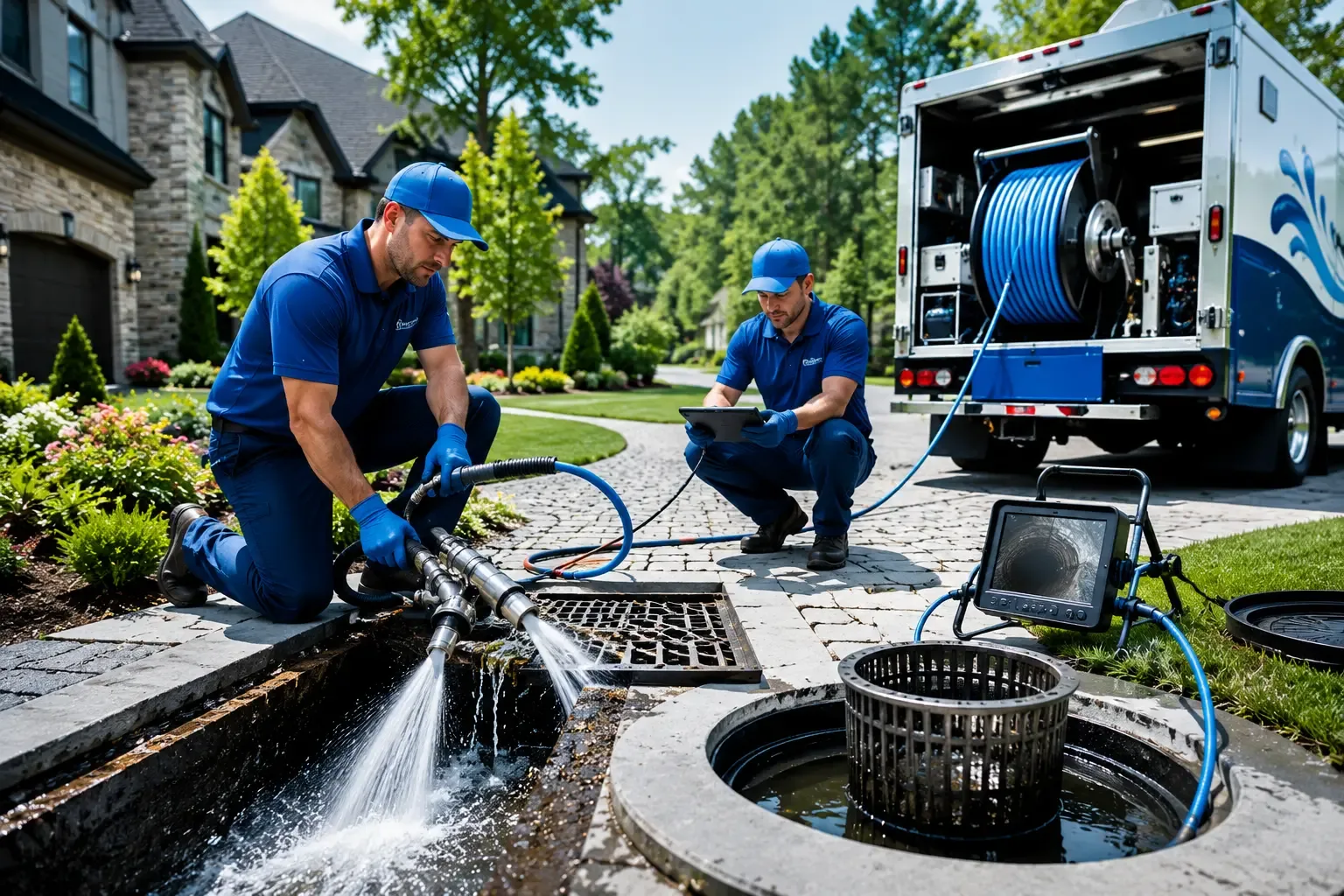 Local outdoor drain cleaning professionals in Crestline, OH