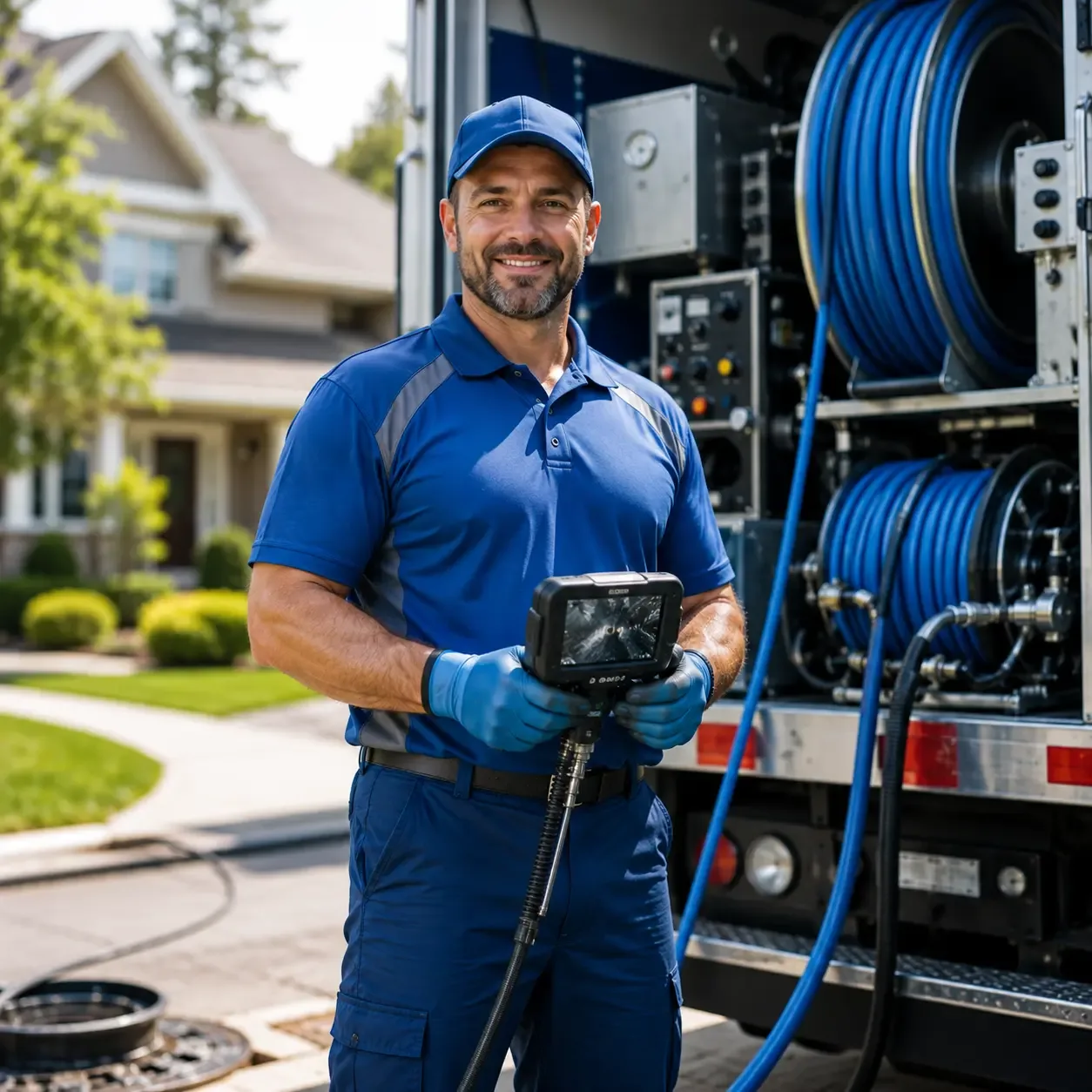 Local outdoor drain cleaning specialists in Crestline, OH